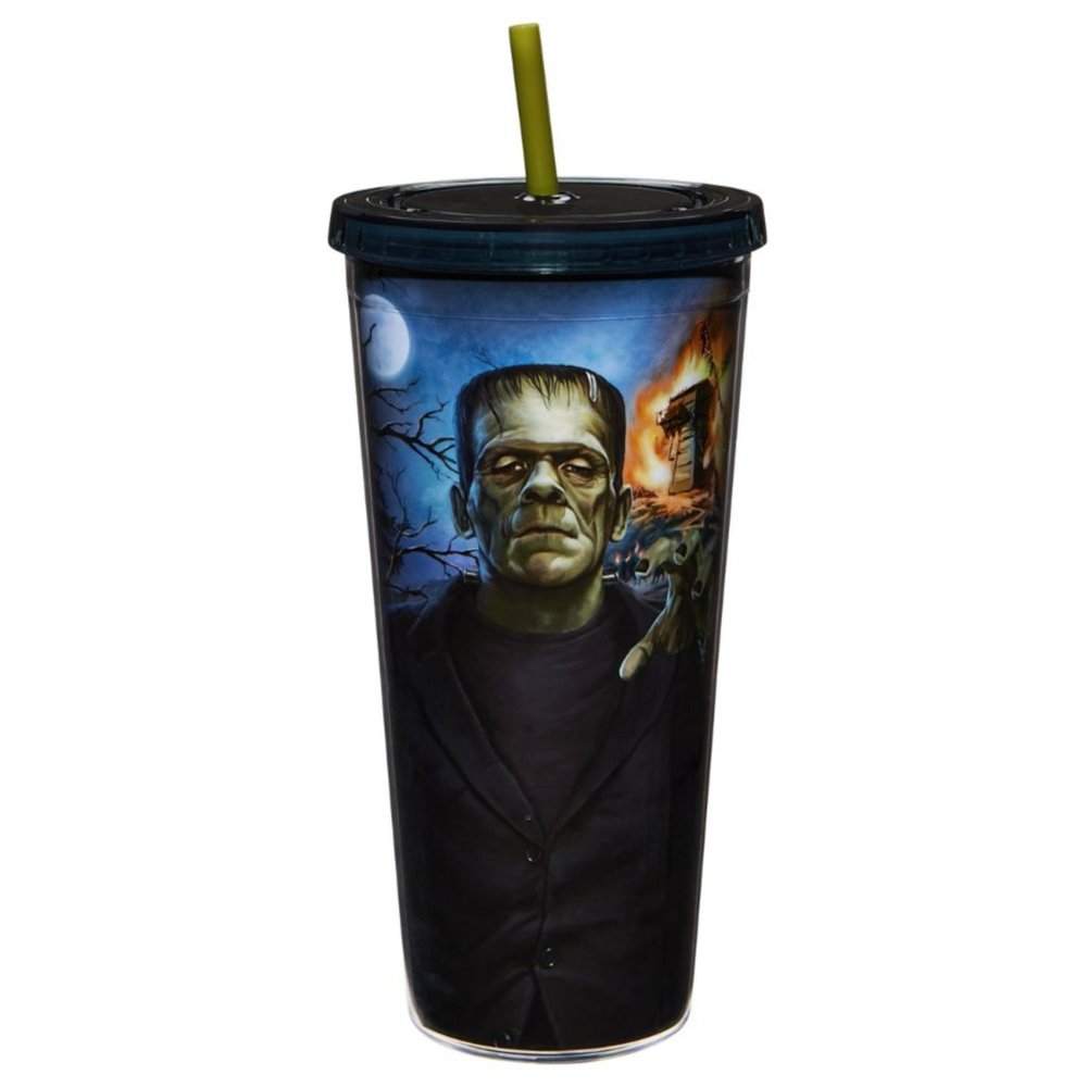 Frankenstein Cup with Straw 22 oz. - Universal Monsters